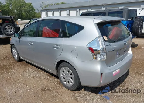 2013 Toyota Prius V Two из США, поврежденный, VIN JTDZN3EU9D3276428